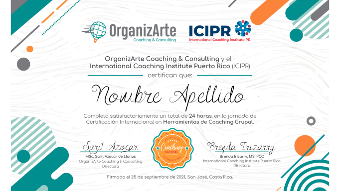 Certificado de Coaching Grupal